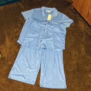 Karen Neuburger Light Blue PJ Set